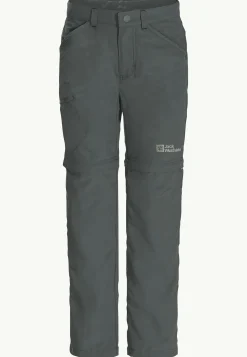 Jack Wolfskin Pantalon De Loisirs|Pantalons De Randonnée-Safari Zip Off Pants K