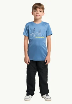 Jack Wolfskin Pantalon De Loisirs|Pantalons De Randonnée-Safari Zip Off Pants K