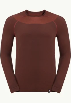 Jack Wolfskin Discovery|Randonnée-Seamless Wool L/s M