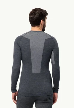 Jack Wolfskin Discovery|Randonnée-Seamless Wool L/s M