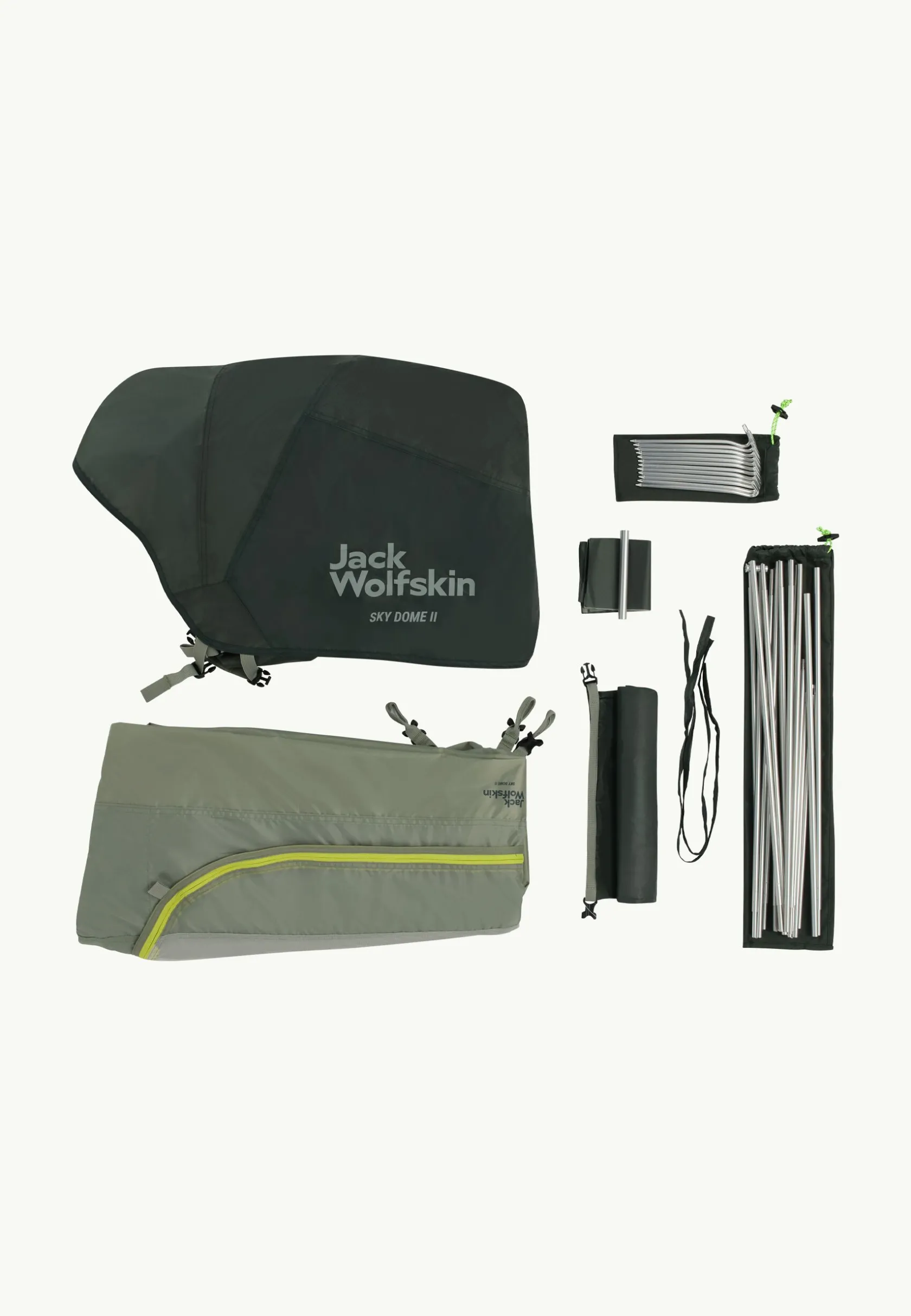 Jack Wolfskin Tentes-Sky Dome II island moss