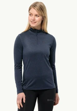 Jack Wolfskin Hauts Techniques|Sous-Vêtements Techniques-Sky Thermal Hz W