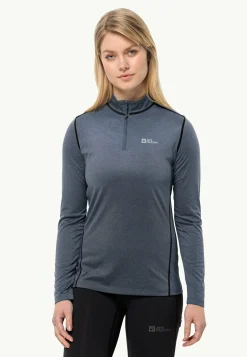 Jack Wolfskin Hauts Techniques|Sous-Vêtements Techniques-Sky Thermal Hz W