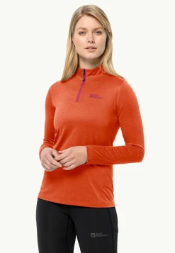 Jack Wolfskin Hauts Techniques|Sous-Vêtements Techniques-Sky Thermal Hz W