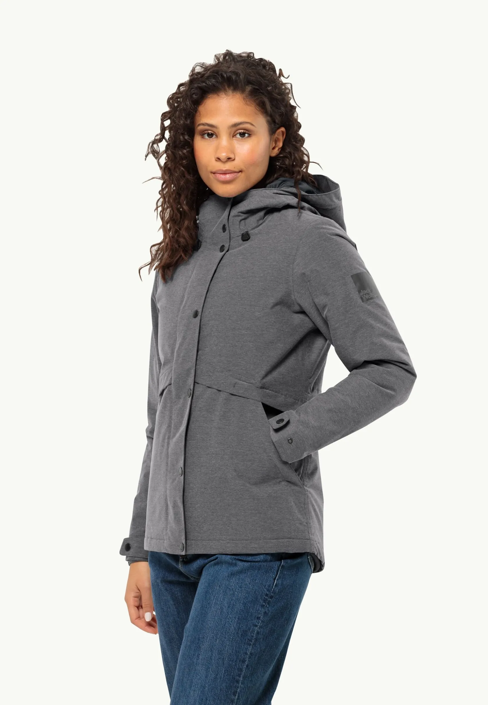 Jack Wolfskin Lifestyle|Vestes Intermédiaires-Snowy Park Jkt W