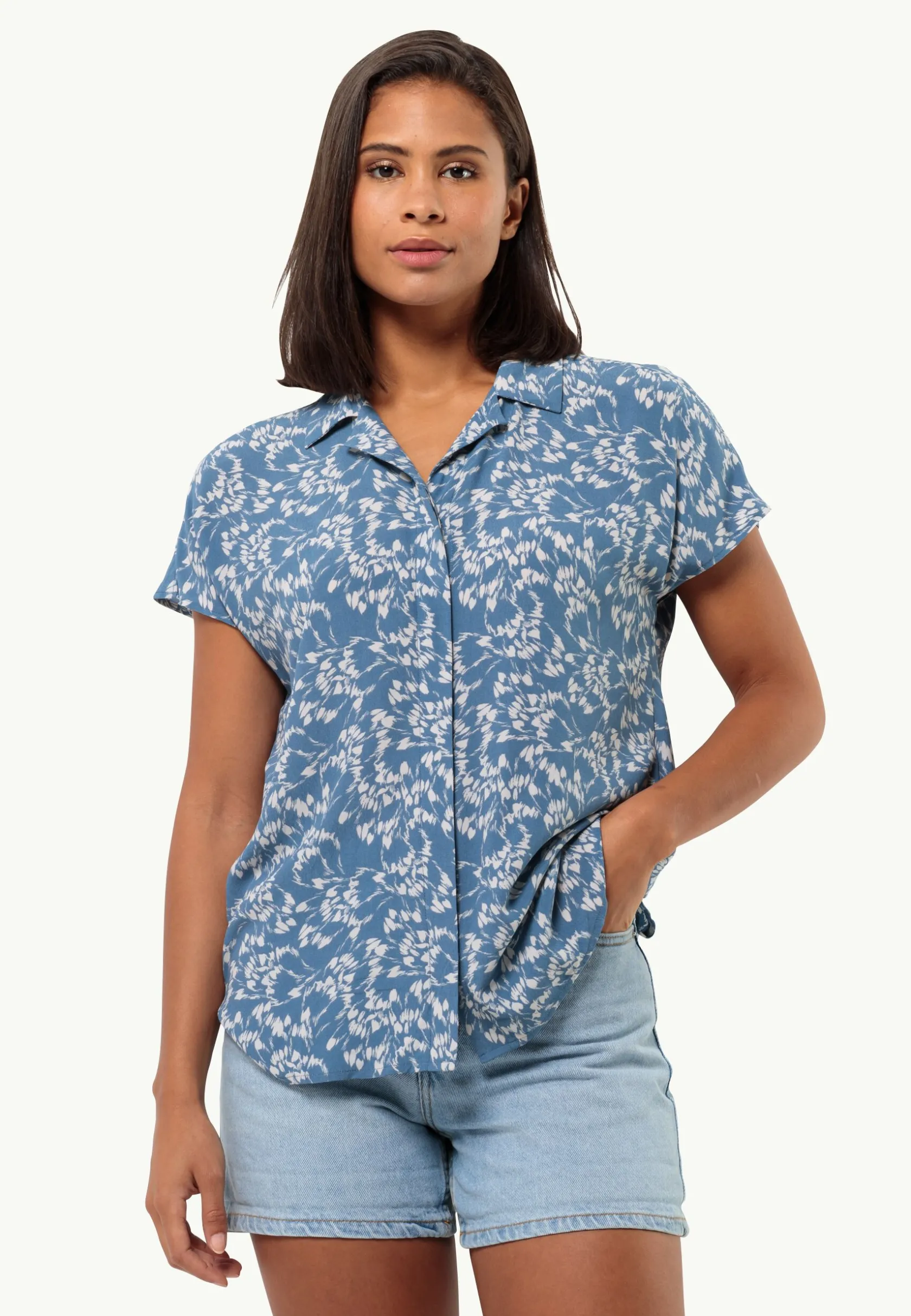 Jack Wolfskin Lifestyle|Chemisiers-Sommerwiese Shirt W