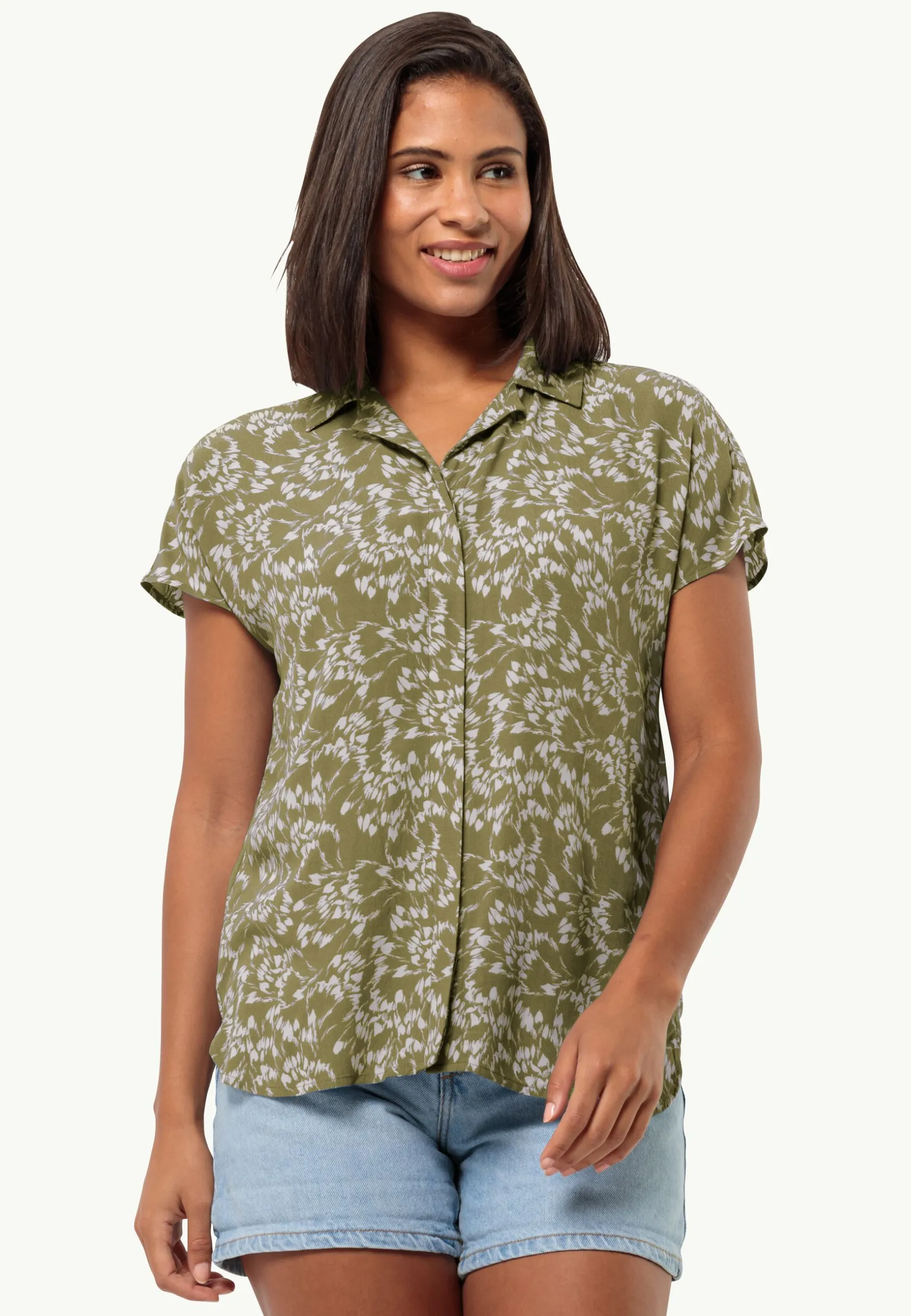 Jack Wolfskin Lifestyle|Chemisiers-Sommerwiese Shirt W