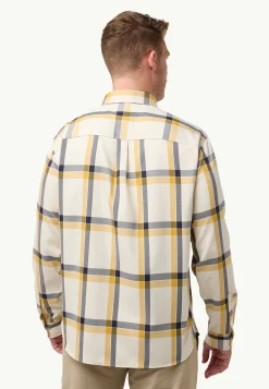 Jack Wolfskin Hauts Techniques|Chemises-Steinwand Shirt M panna cotta