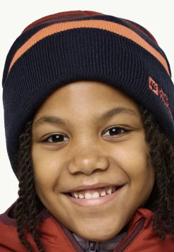 Jack Wolfskin Bonnets-Stripy Knit Beanie K