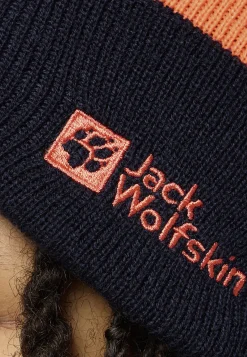Jack Wolfskin Bonnets-Stripy Knit Beanie K