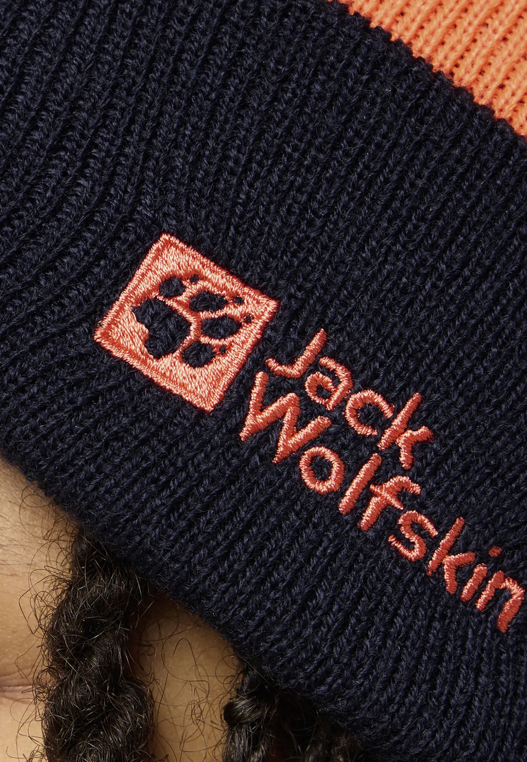 Jack Wolfskin Bonnets-Stripy Knit Beanie K