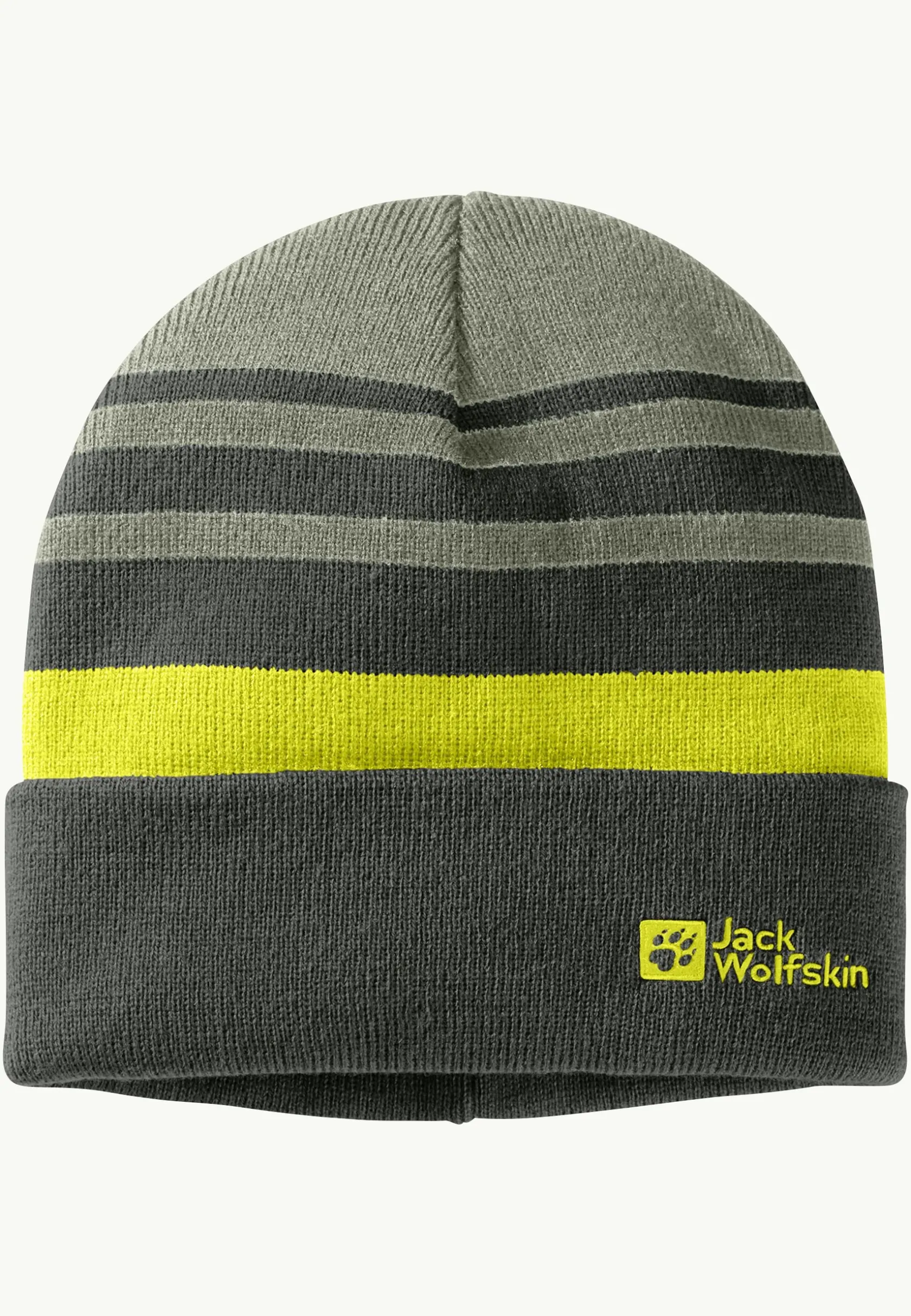 Jack Wolfskin Bonnets-Stripy Knit Beanie K