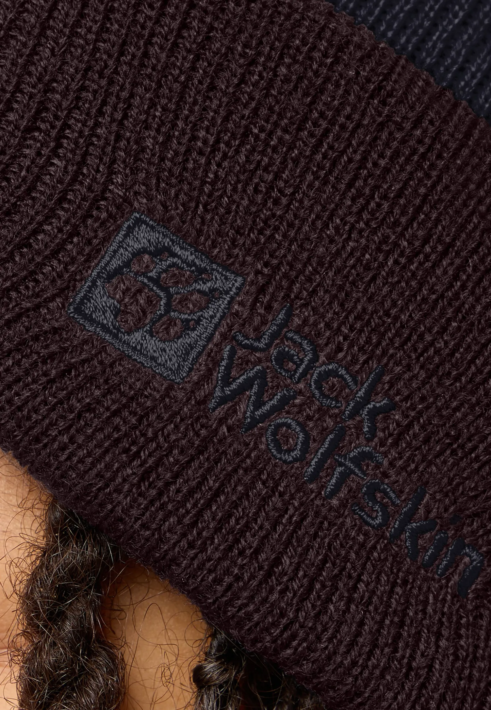 Jack Wolfskin Bonnets-Stripy Knit Beanie K
