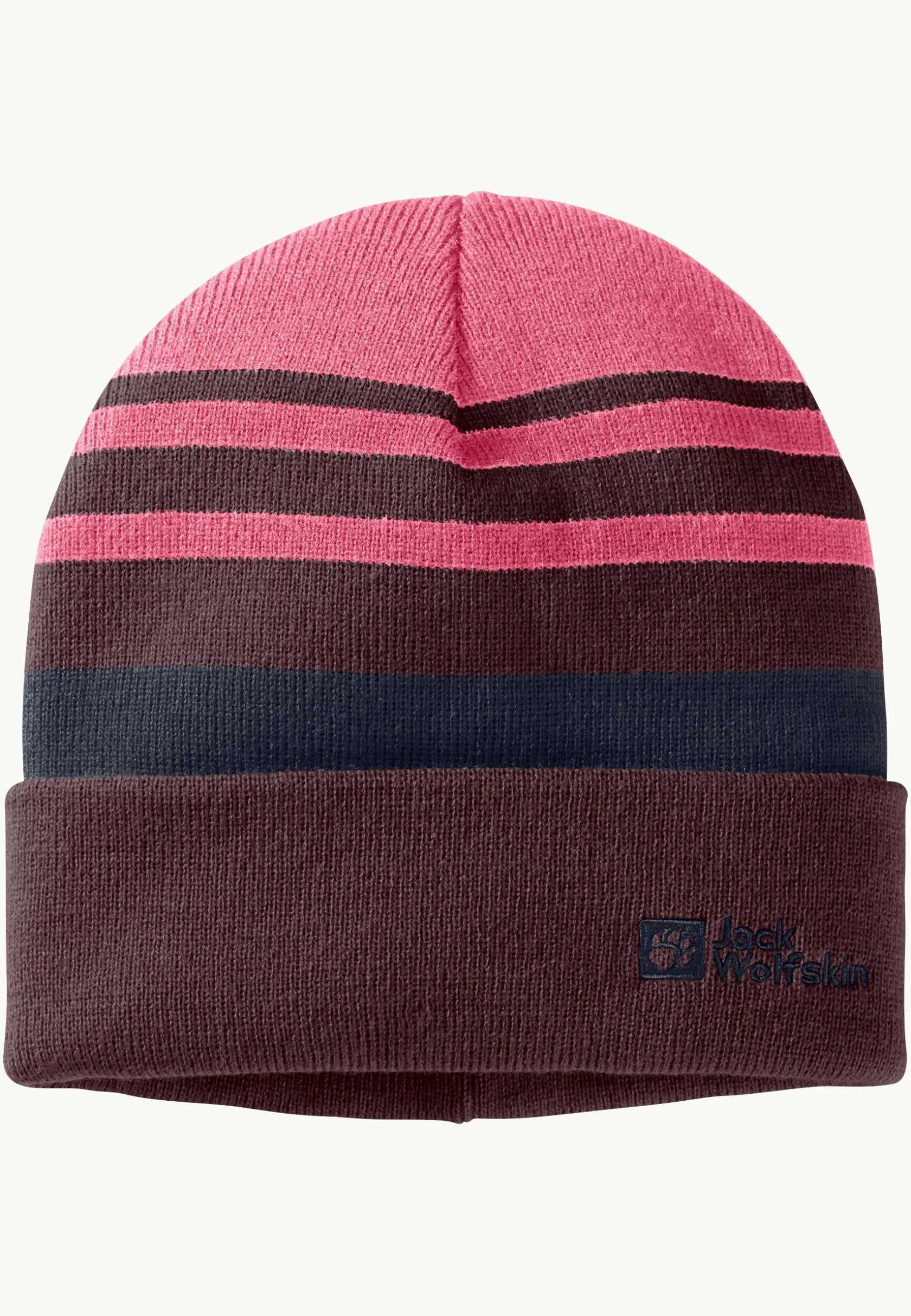 Jack Wolfskin Bonnets-Stripy Knit Beanie K