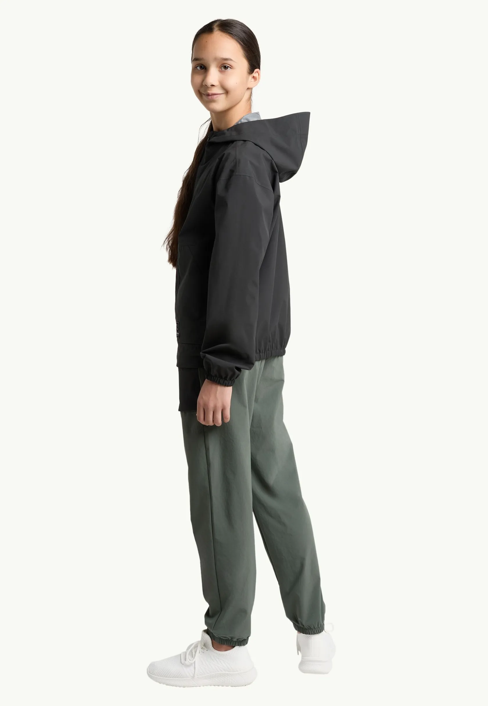 Jack Wolfskin Vestes Intermédiaires|Vestes De Pluie-T Smileyworld 2.5l Jkt Y granite black