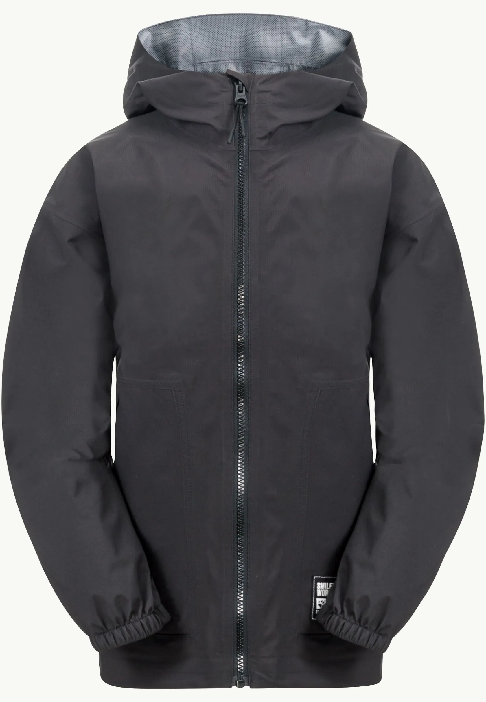 Jack Wolfskin Vestes Intermédiaires|Vestes De Pluie-T Smileyworld 2.5l Jkt Y granite black