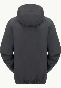 Jack Wolfskin Vestes Intermédiaires|Vestes De Pluie-T Smileyworld 2.5l Jkt Y granite black