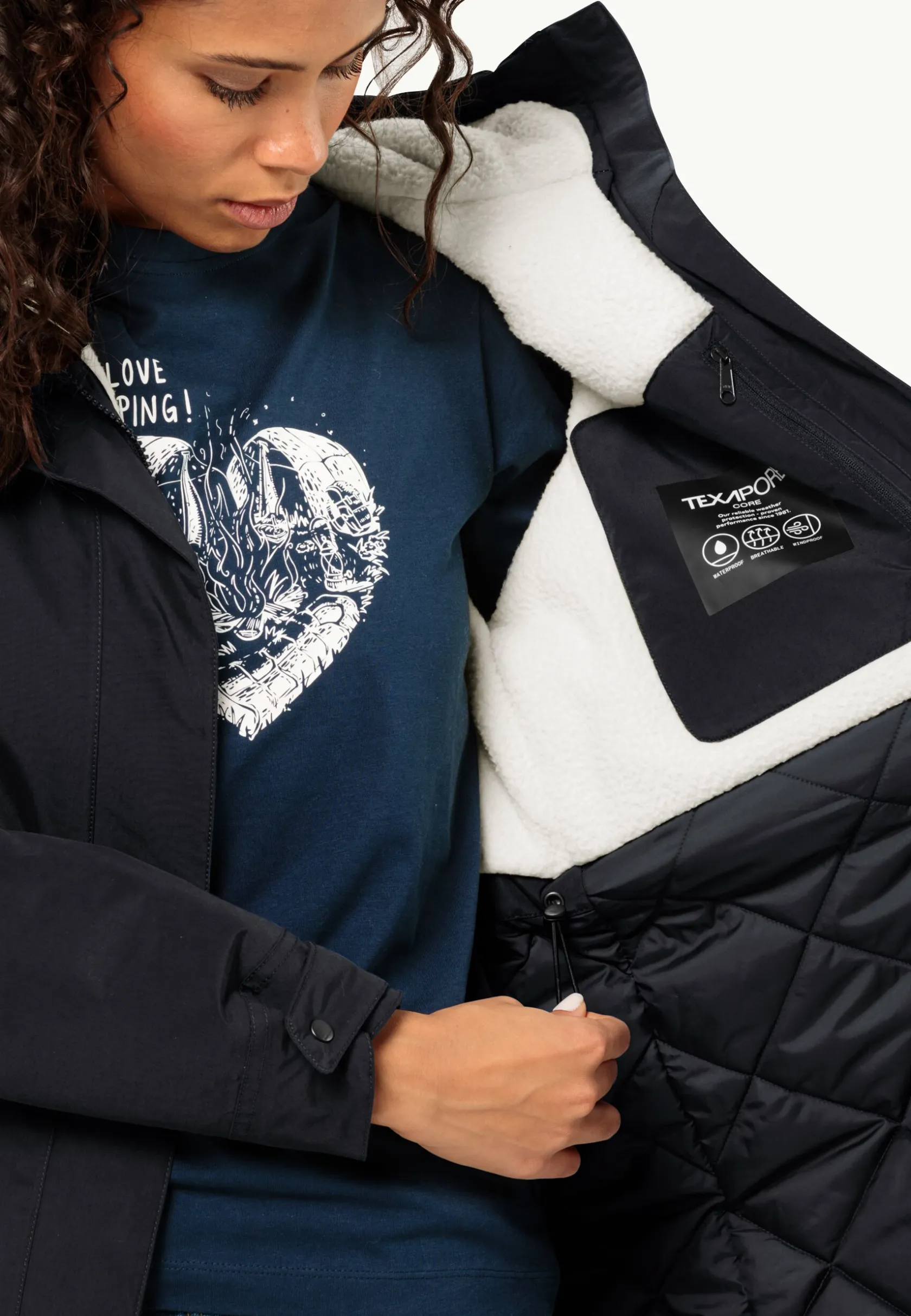 Jack Wolfskin Lifestyle|Vestes Intermédiaires-Talforst Parka W