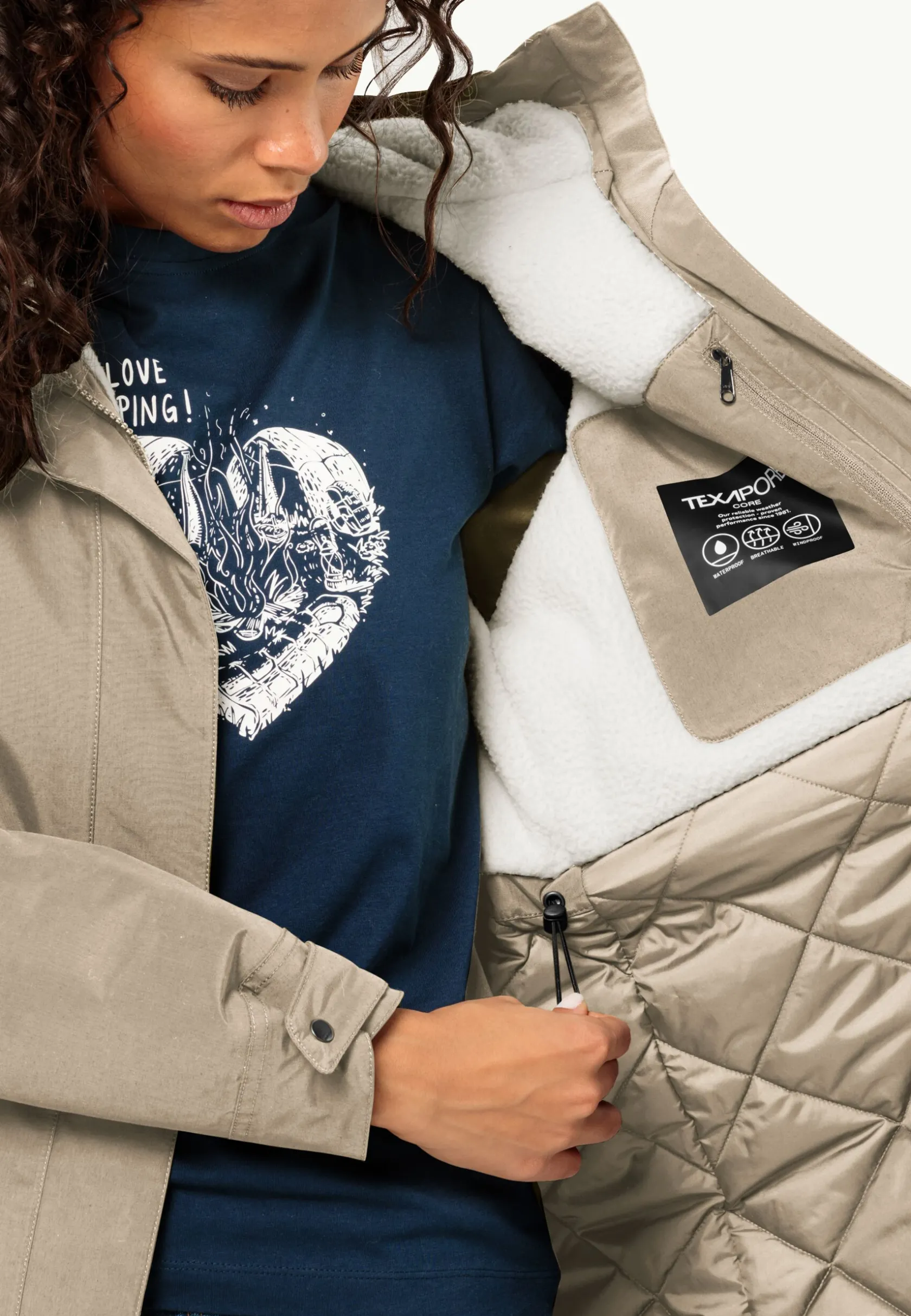 Jack Wolfskin Lifestyle|Vestes Intermédiaires-Talforst Parka W