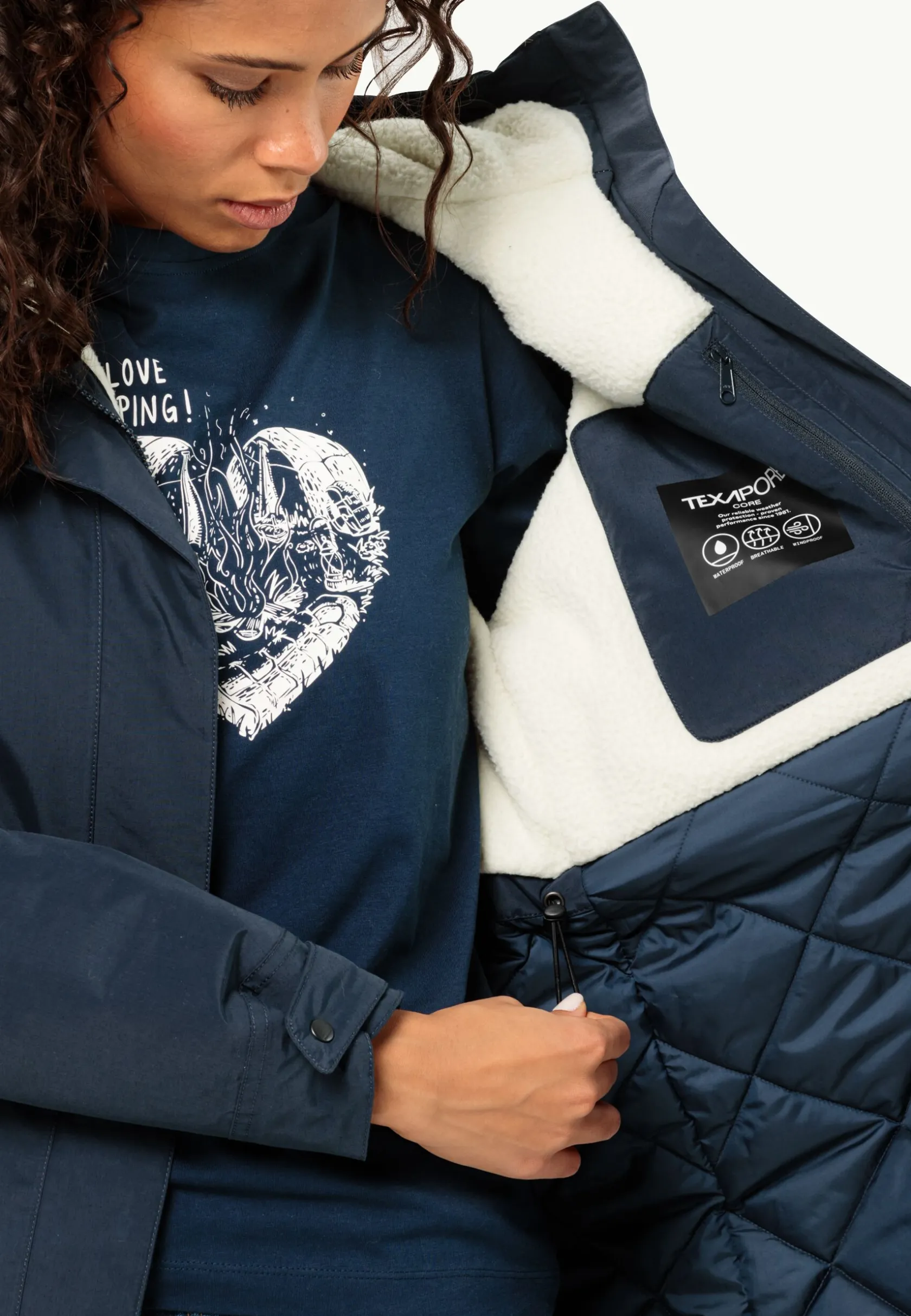 Jack Wolfskin Lifestyle|Vestes Intermédiaires-Talforst Parka W