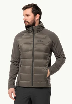 Jack Wolfskin Randonnée|Vestes Intermédiaires-Tasman Down Hybrid M
