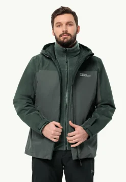 Jack Wolfskin Lifestyle|Randonnée-Taubenberg 3in1 Jkt M