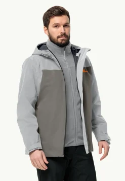 Jack Wolfskin Lifestyle|Randonnée-Taubenberg 3in1 Jkt M