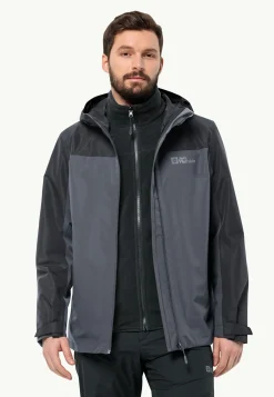 Jack Wolfskin Lifestyle|Randonnée-Taubenberg 3in1 Jkt M