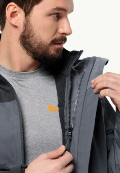 Jack Wolfskin Lifestyle|Randonnée-Taubenberg 3in1 Jkt M