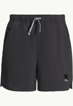 Jack Wolfskin Shorts & Jupes|Pantalon De Loisirs-Teen Shorts B granite black