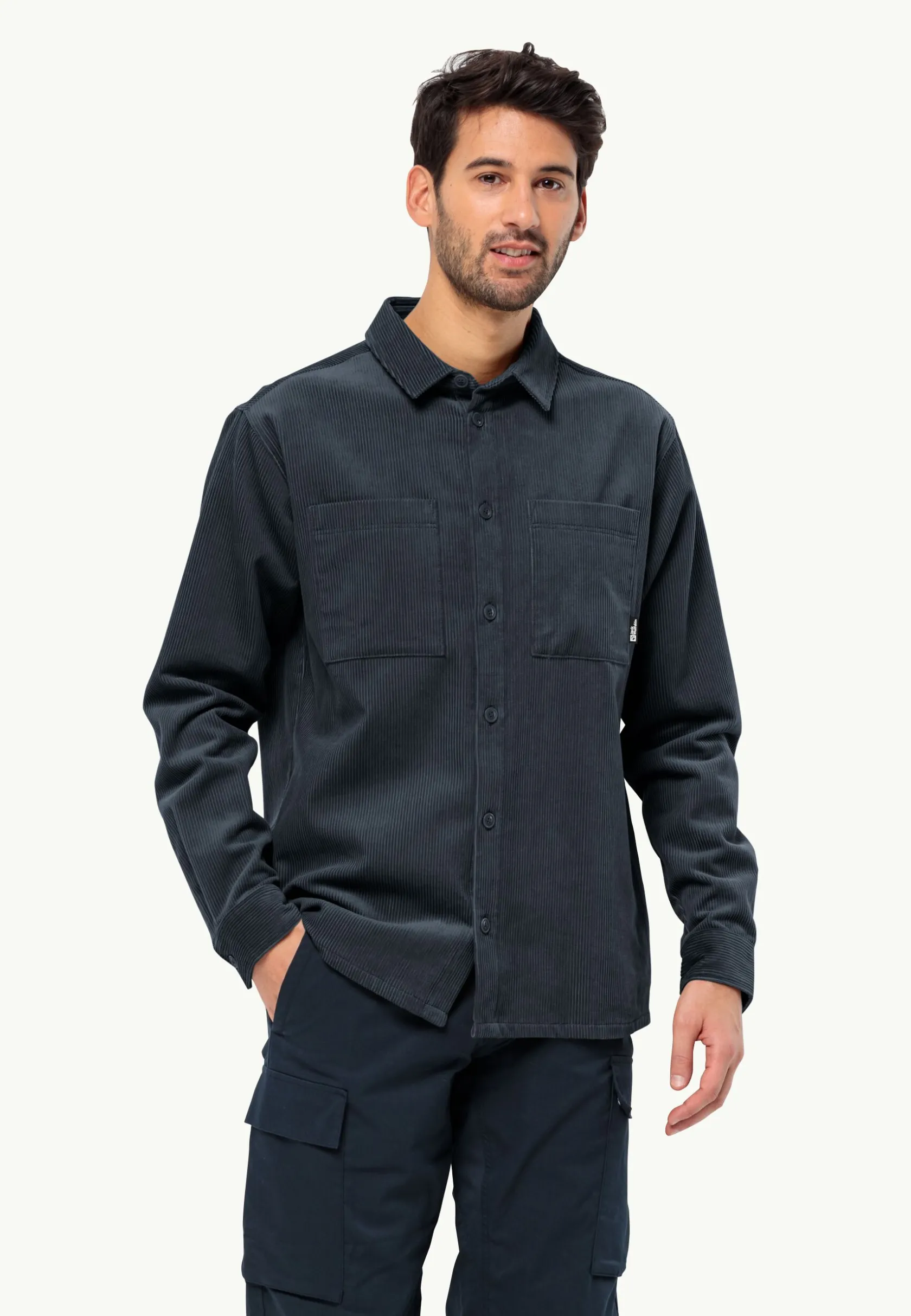 Jack Wolfskin Lifestyle|Hauts Techniques-Trackfinder Shirt M night blue