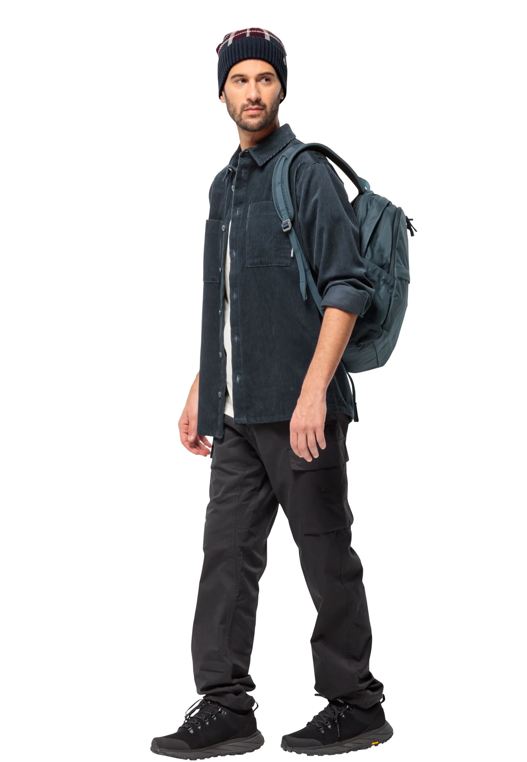 Jack Wolfskin Lifestyle|Hauts Techniques-Trackfinder Shirt M night blue