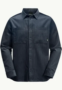 Jack Wolfskin Lifestyle|Hauts Techniques-Trackfinder Shirt M night blue
