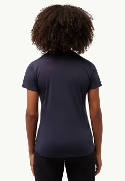 Jack Wolfskin Hauts Techniques|T-Shirts & Hauts Manches Longues-Vonnan Graphic T W Graphite