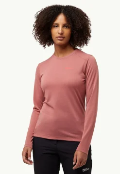 Jack Wolfskin Hauts Techniques|T-Shirts & Hauts Manches Longues-Vonnan Ls T W