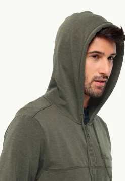 Jack Wolfskin Lifestyle|Vestes Intermédiaires-Waldsee Hooded Jkt M