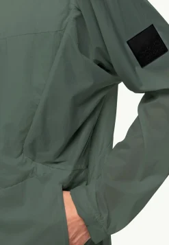 Jack Wolfskin Lifestyle|Vestes Intermédiaires-Wanderjahr Jkt M Hedge Green