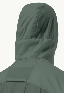 Jack Wolfskin Lifestyle|Vestes Intermédiaires-Wanderjahr Jkt M Hedge Green