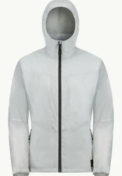 Jack Wolfskin Lifestyle|Vestes Coupe-Vent-Wanderjahr Jkt W Cool Grey