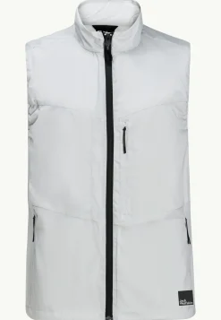 Jack Wolfskin Lifestyle|Vestes Intermédiaires-Wanderjahr Vest M Cool Grey
