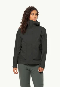 Jack Wolfskin Lifestyle|Vestes Intermédiaires-Wandermood 3l Jkt W