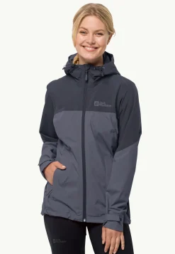 Jack Wolfskin Randonnée|Vestes Intermédiaires-Weiltal 2l Jkt W