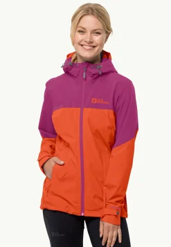 Jack Wolfskin Randonnée|Vestes Intermédiaires-Weiltal 2l Jkt W