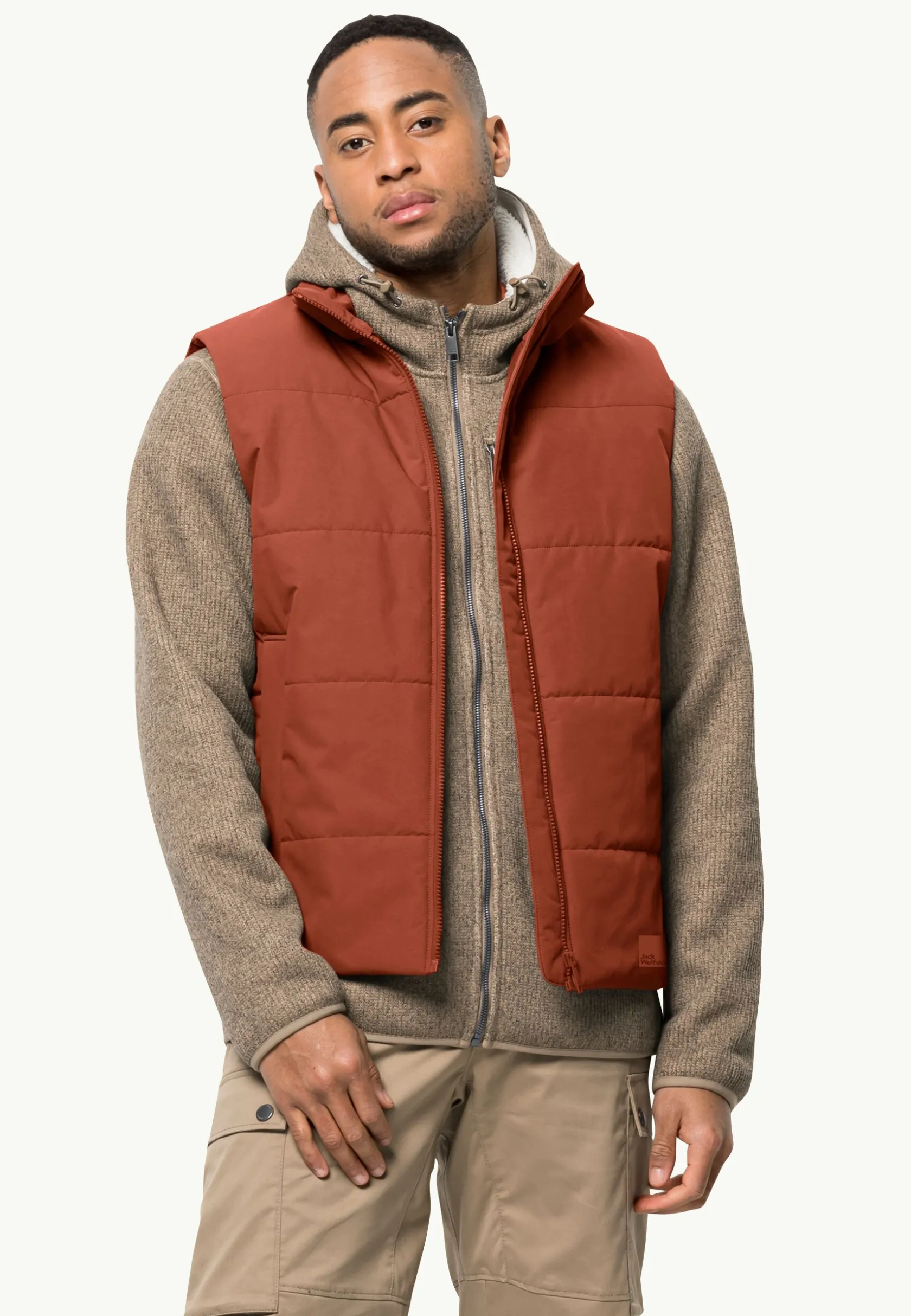 Jack Wolfskin Lifestyle|Vestes Intermédiaires-White Frost Vest M