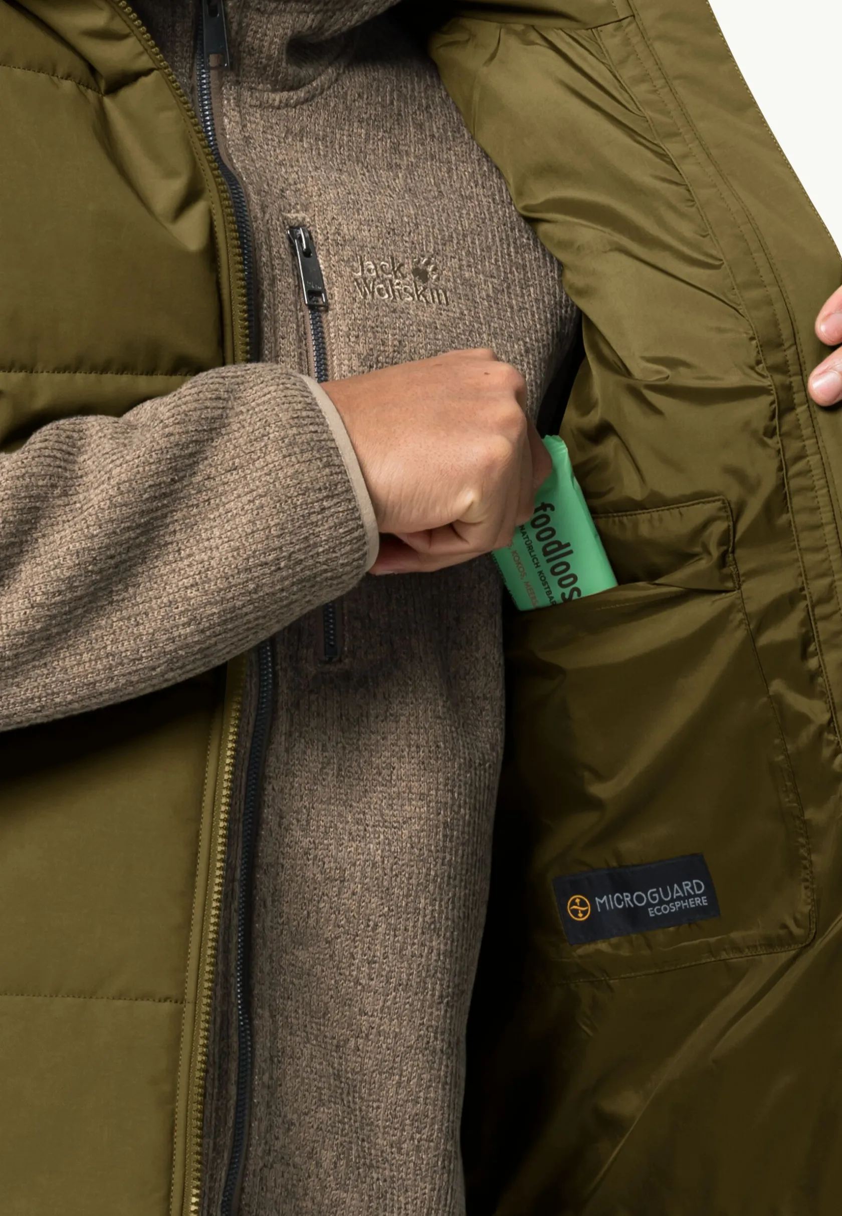 Jack Wolfskin Lifestyle|Vestes Intermédiaires-White Frost Vest M