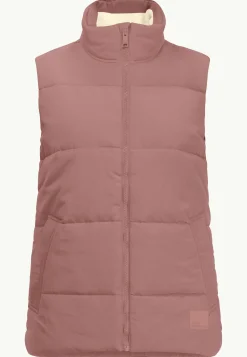 Jack Wolfskin Lifestyle|Couches Intermédiaires & Vestes En Polaire-White Frost Vest W