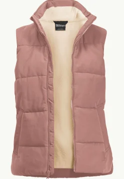 Jack Wolfskin Lifestyle|Couches Intermédiaires & Vestes En Polaire-White Frost Vest W