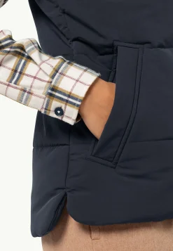 Jack Wolfskin Lifestyle|Couches Intermédiaires & Vestes En Polaire-White Frost Vest W