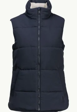 Jack Wolfskin Lifestyle|Couches Intermédiaires & Vestes En Polaire-White Frost Vest W