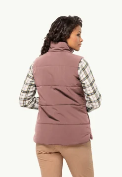 Jack Wolfskin Lifestyle|Couches Intermédiaires & Vestes En Polaire-White Frost Vest W